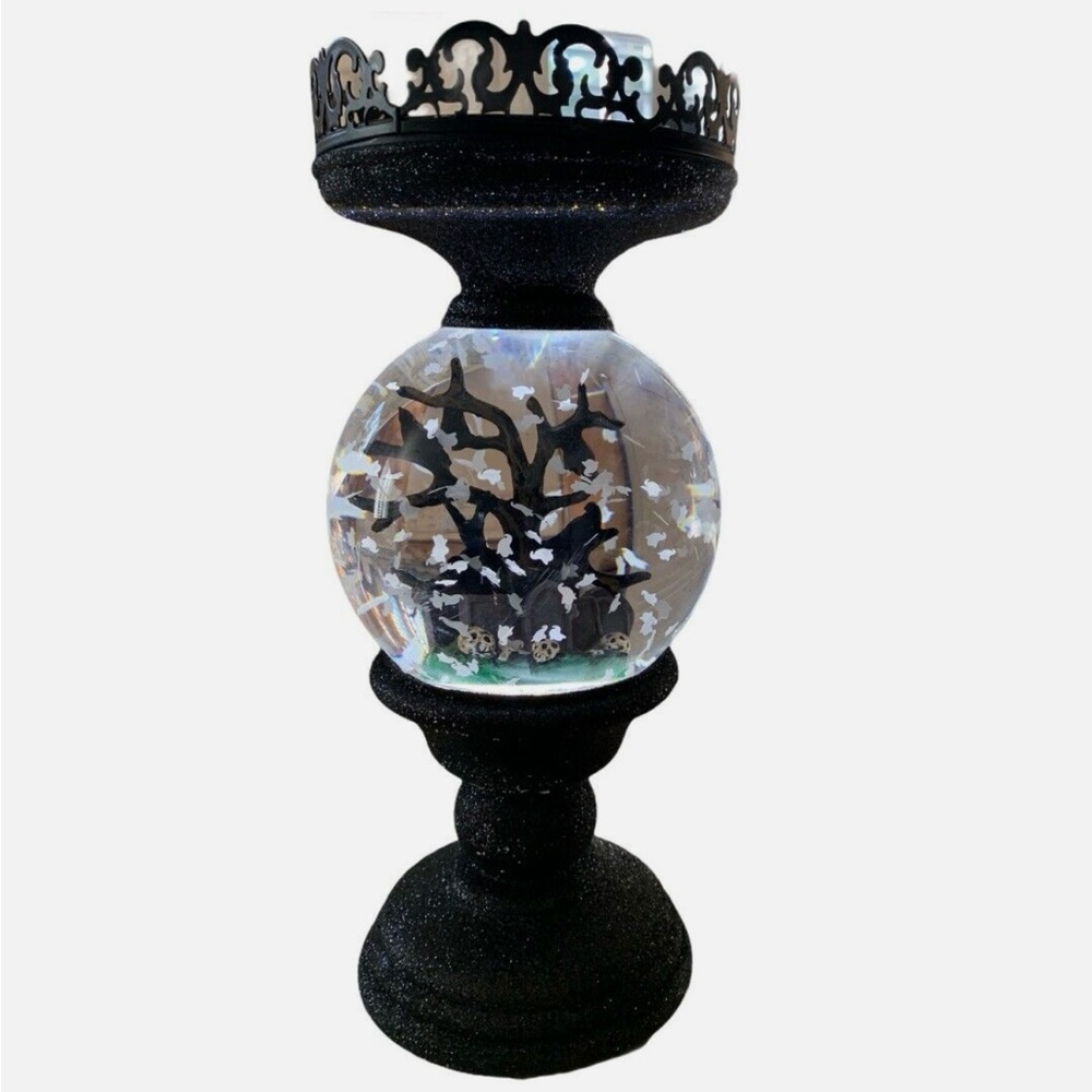 HALLOWEEN GLOBE CANDLE HOLDER